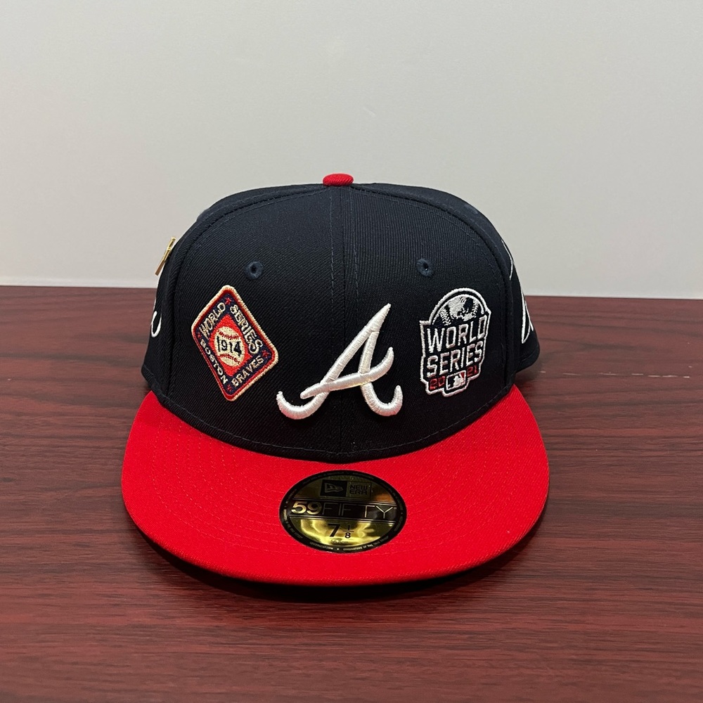New Era, 59Fifty Fitted Hat, Atlanta Braves, World Series Champions